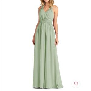 Dusty Sage Bridesmaids Dress